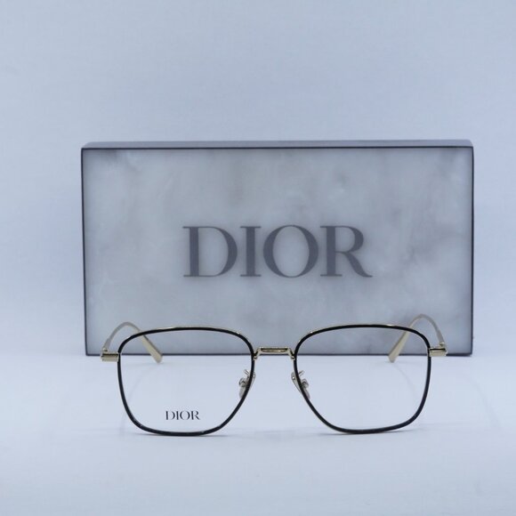 Final Price! Dior DIORBLACKSUITO S4U B400 Shiny Black/Gold Eyeglasses 53mm - Picture 2 of 10